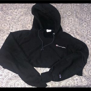 Cropped champion hoodie